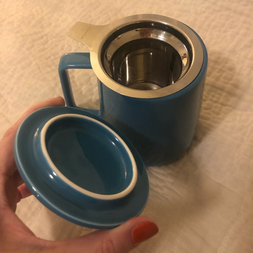 💕3/$19💕 Selamica Loose Leaf Porcelain Tea Mug NIB